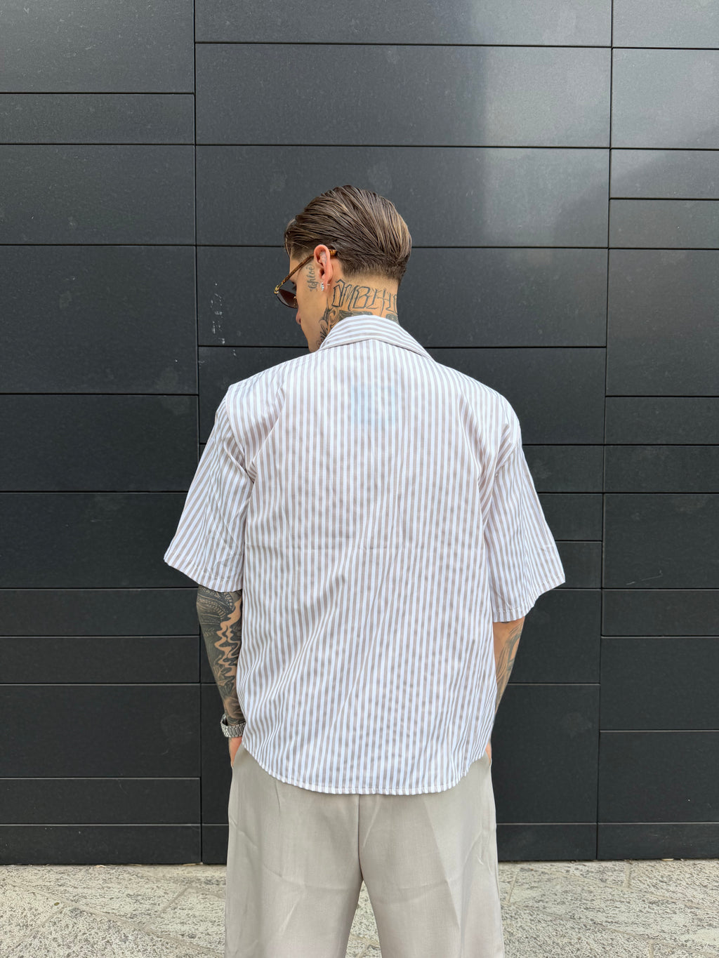 Camicia shorter - beige