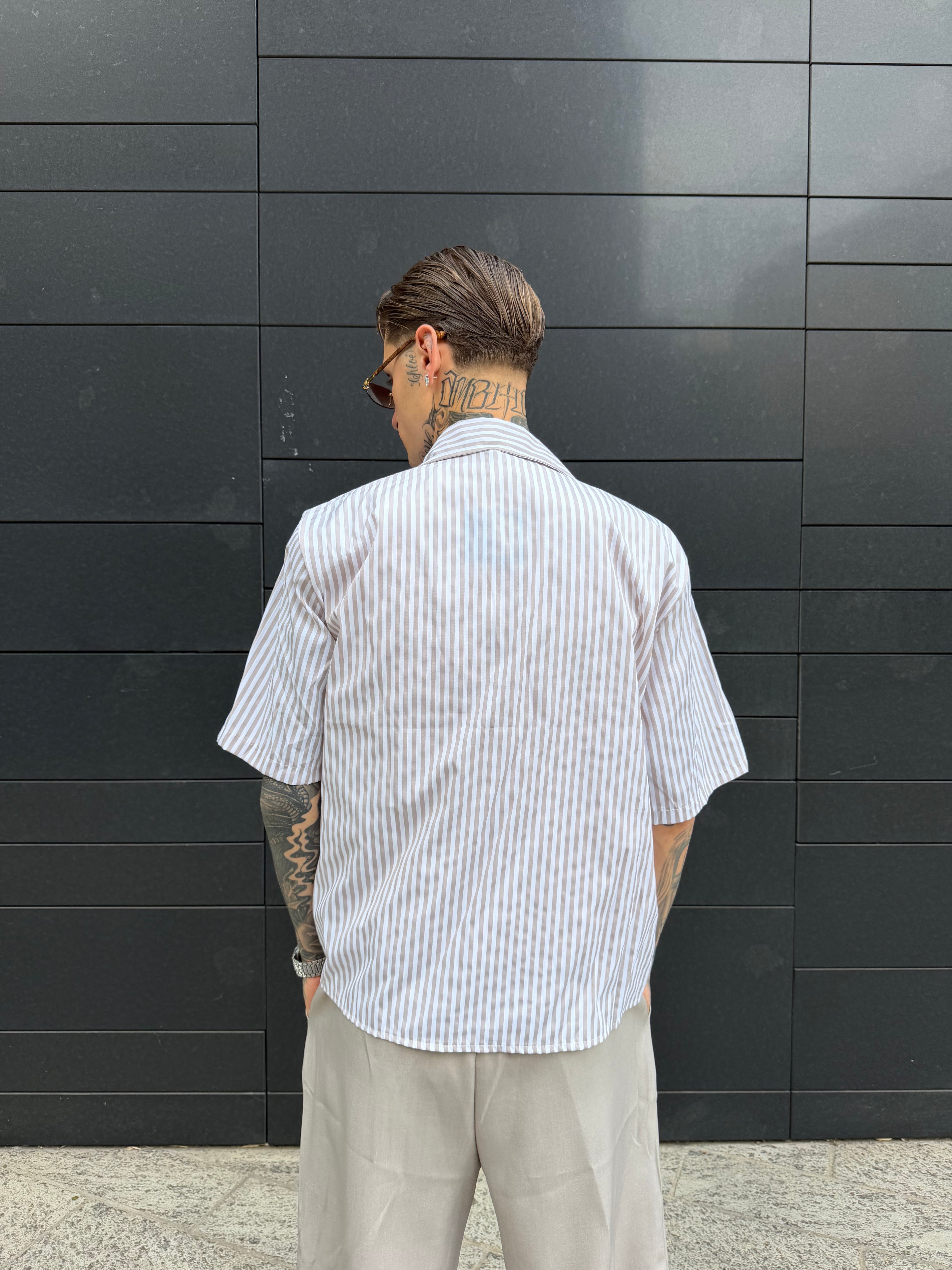 Camicia shorter - beige