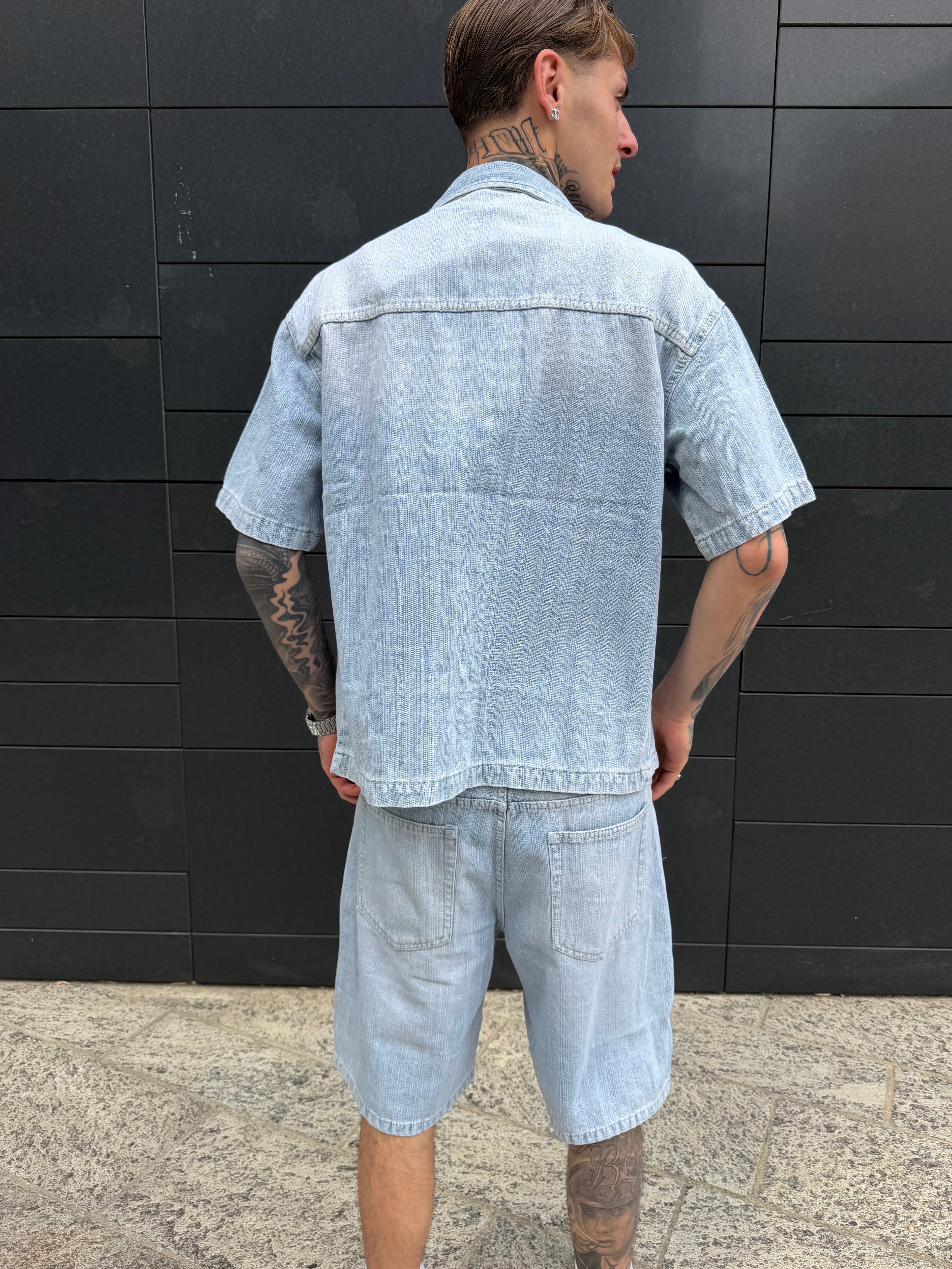 Coordinato shorts - denim