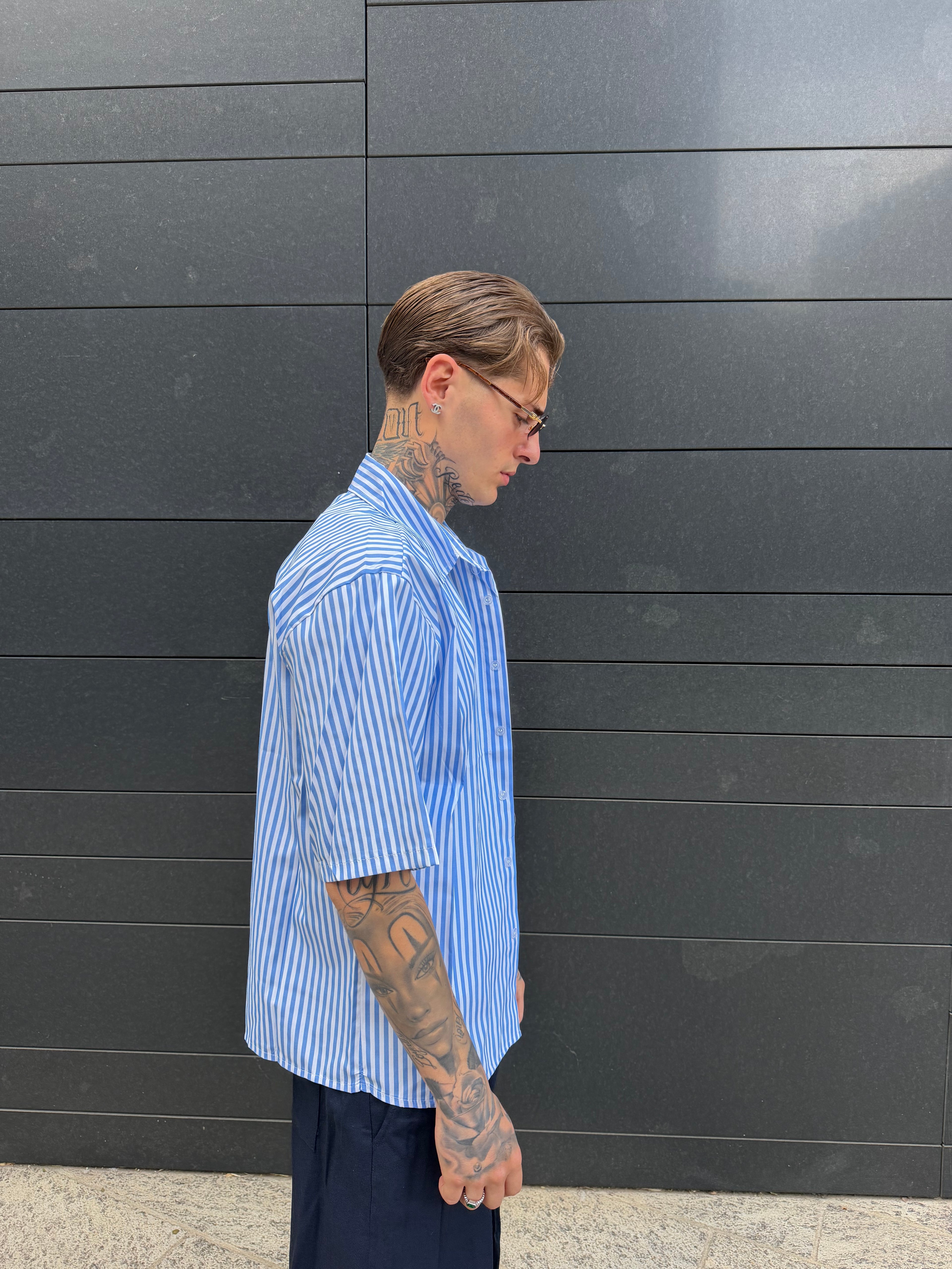 Camicia shorter - blue