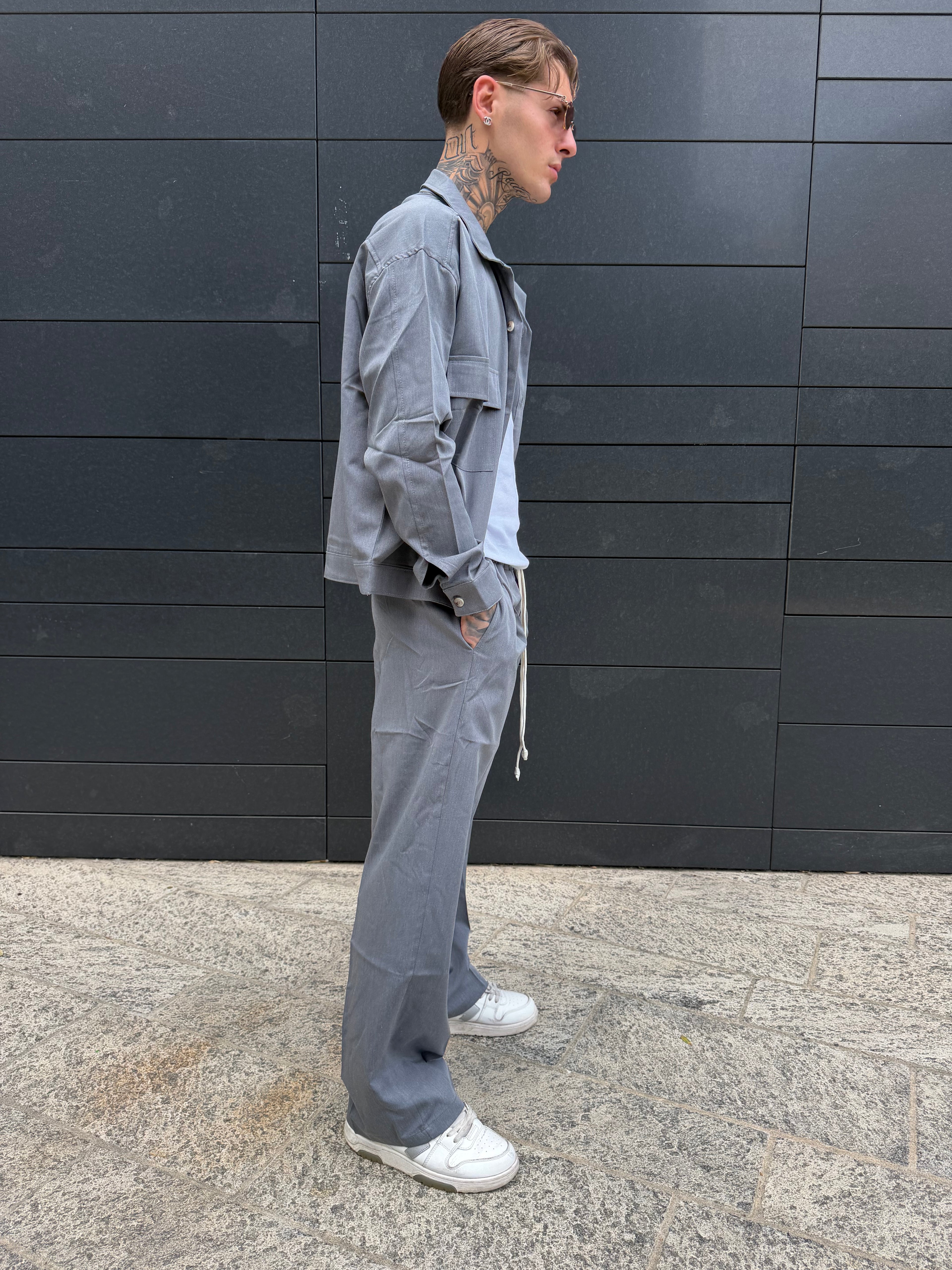 Completo Bottoni - grey