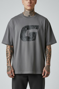 T-shirt con stampa - Dark Grey