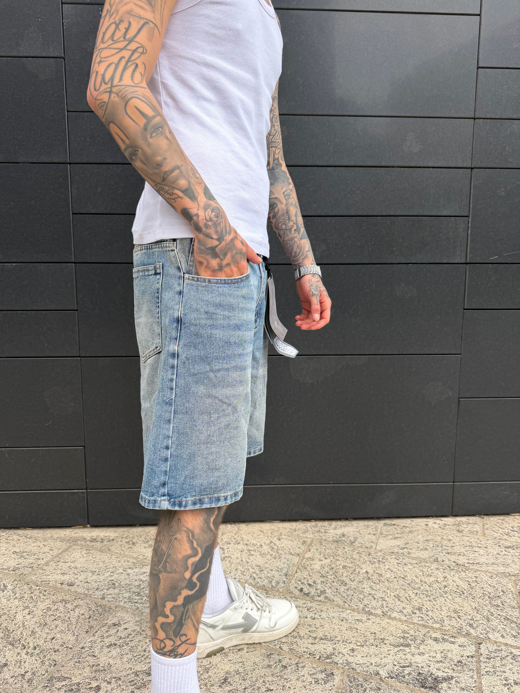Bermuda regular - denim