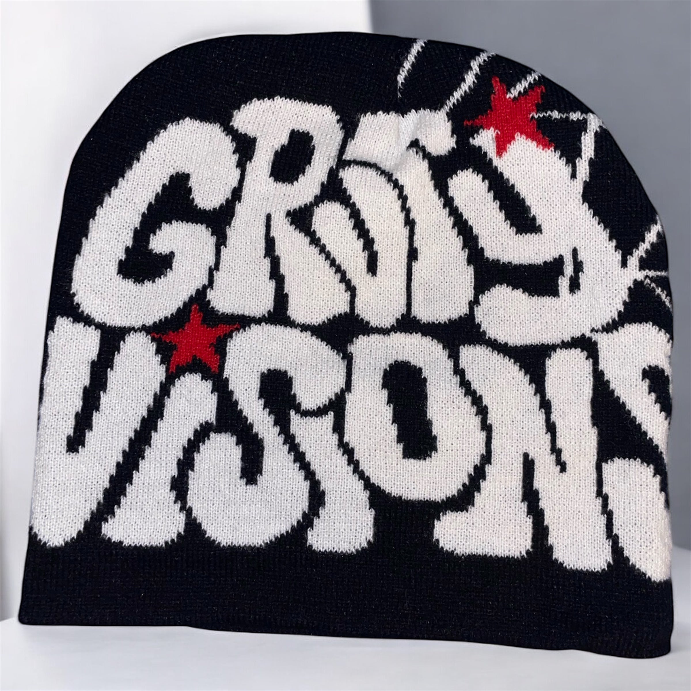 Beanie Grvty Visions - Black & White