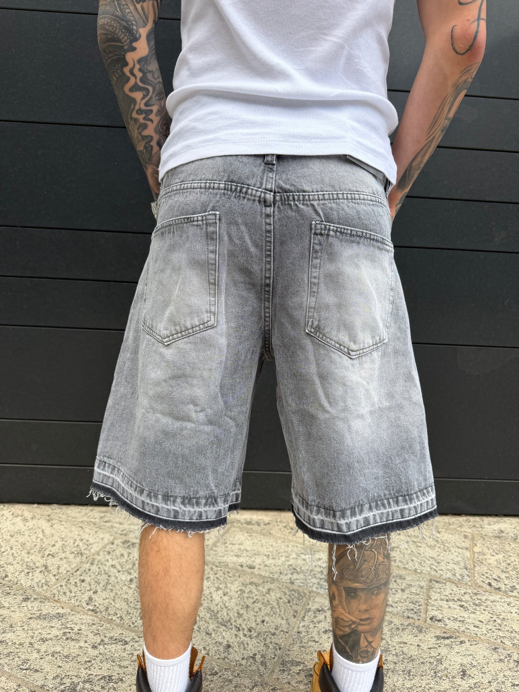 Jeans baggy flare - grey