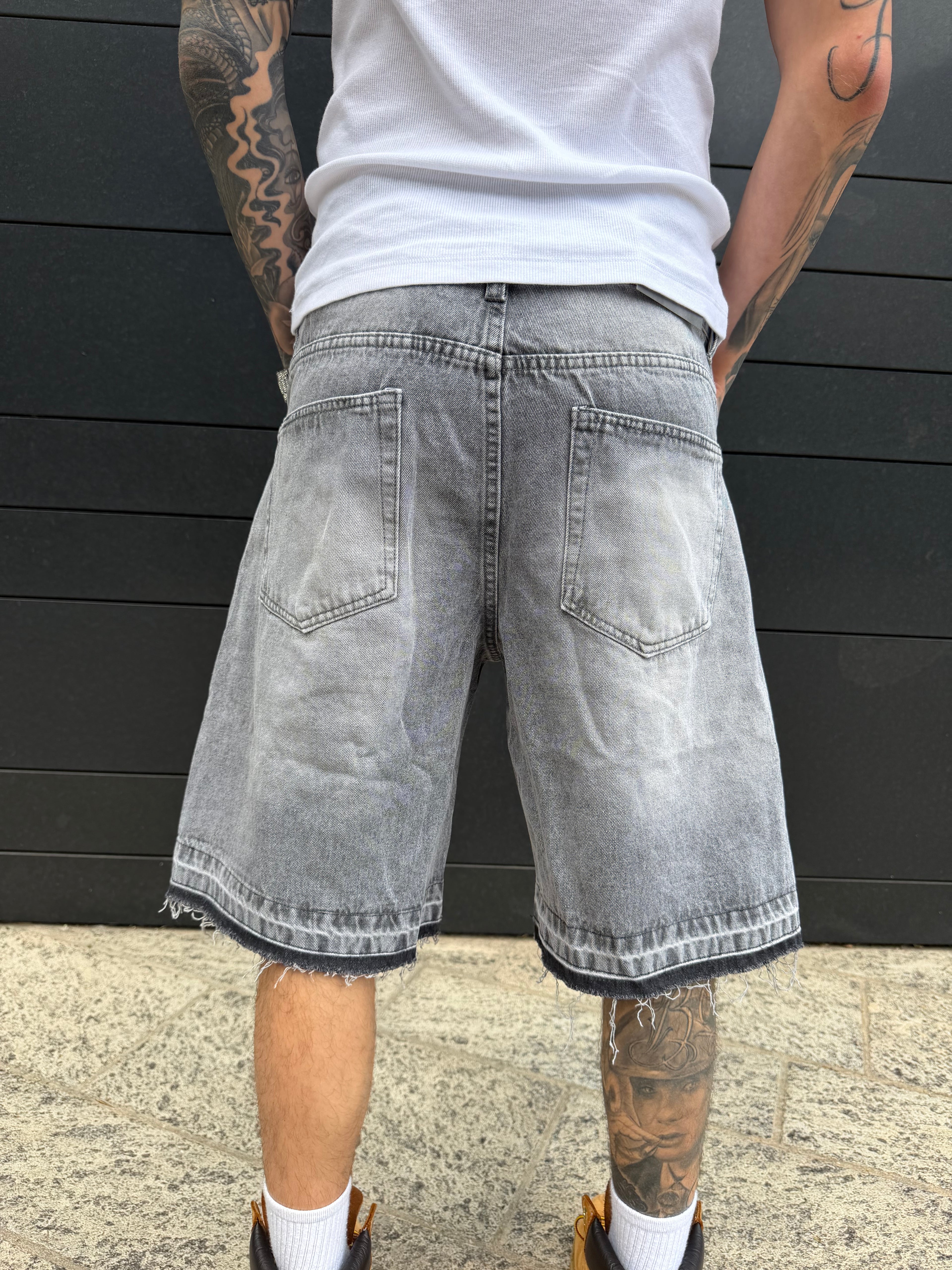 Jeans baggy flare - grey
