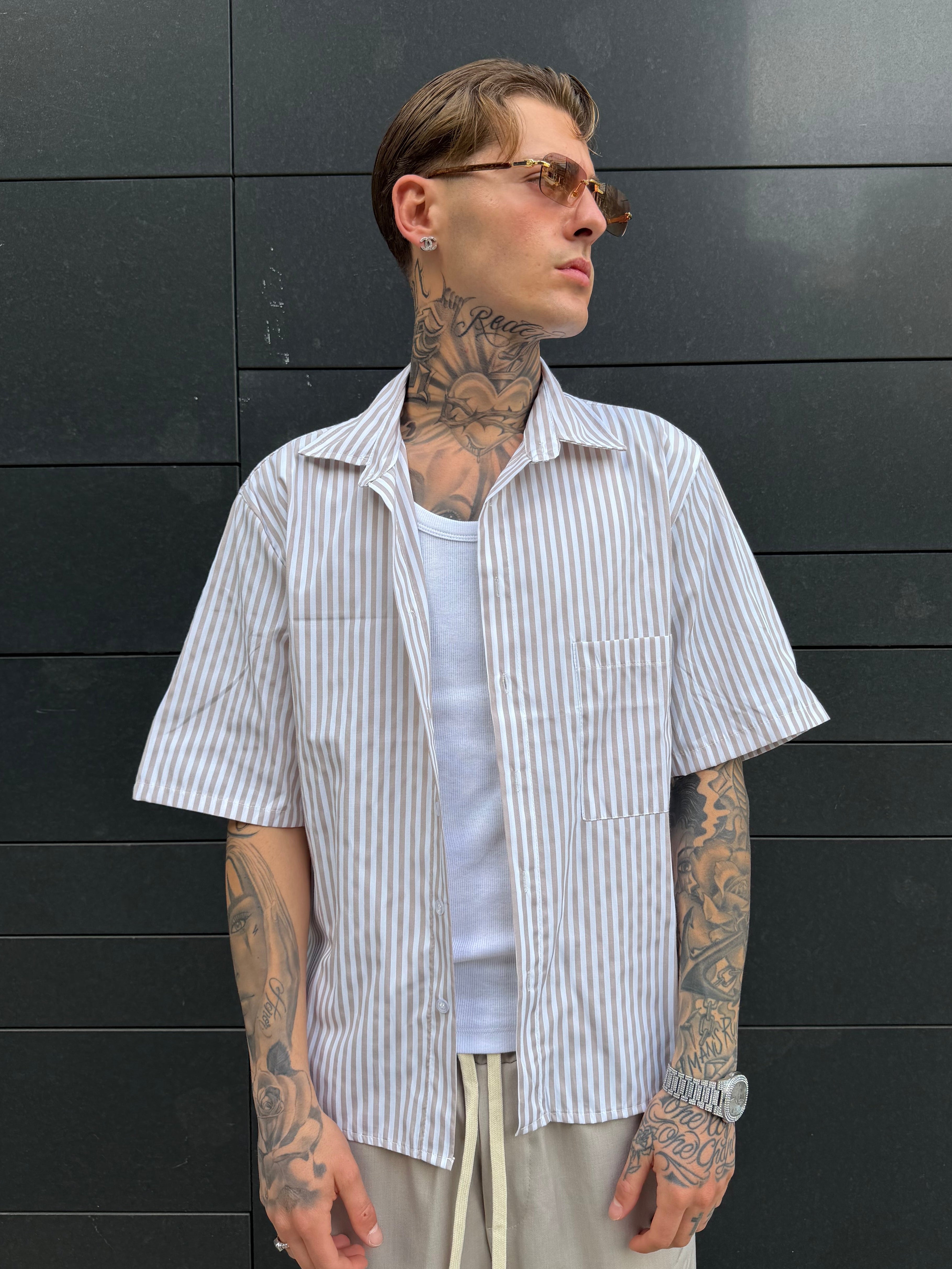Camicia shorter - beige