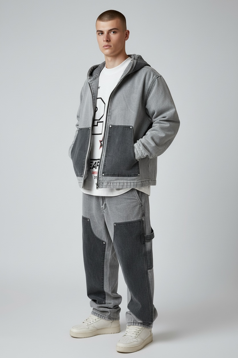 Coordinato Tech Carpenter Denim - Grey