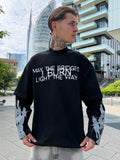 T-shirt long sleeve - black