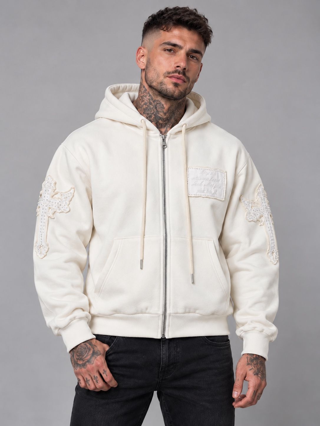 Felpa Zip Gothic