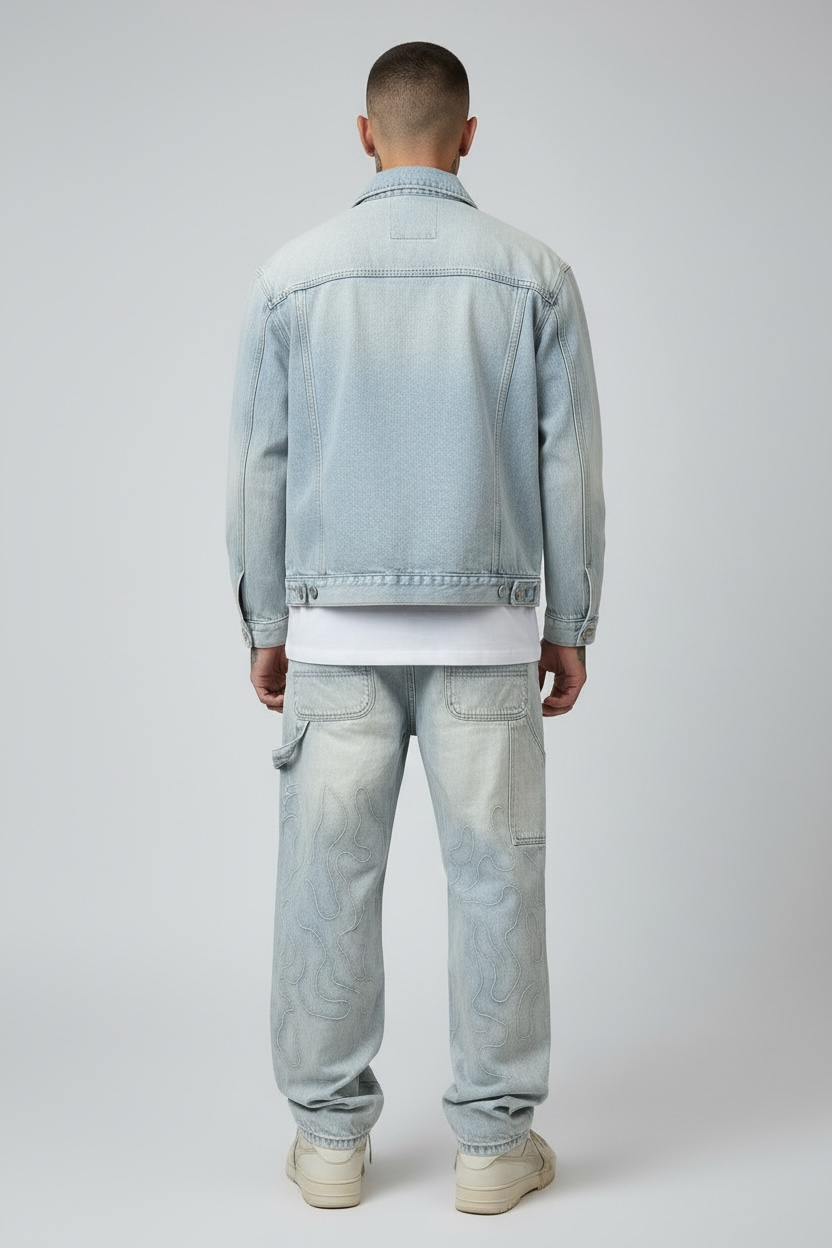Coordinato Geometric Denim