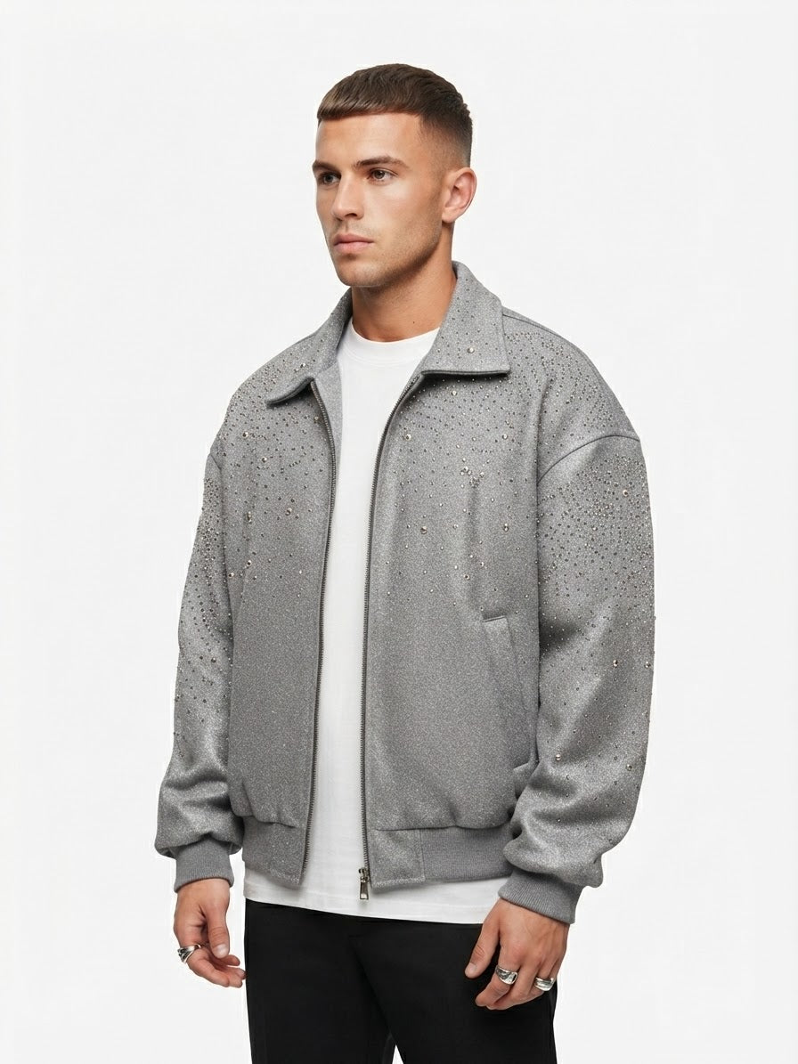 Giacca Zip Diamonds