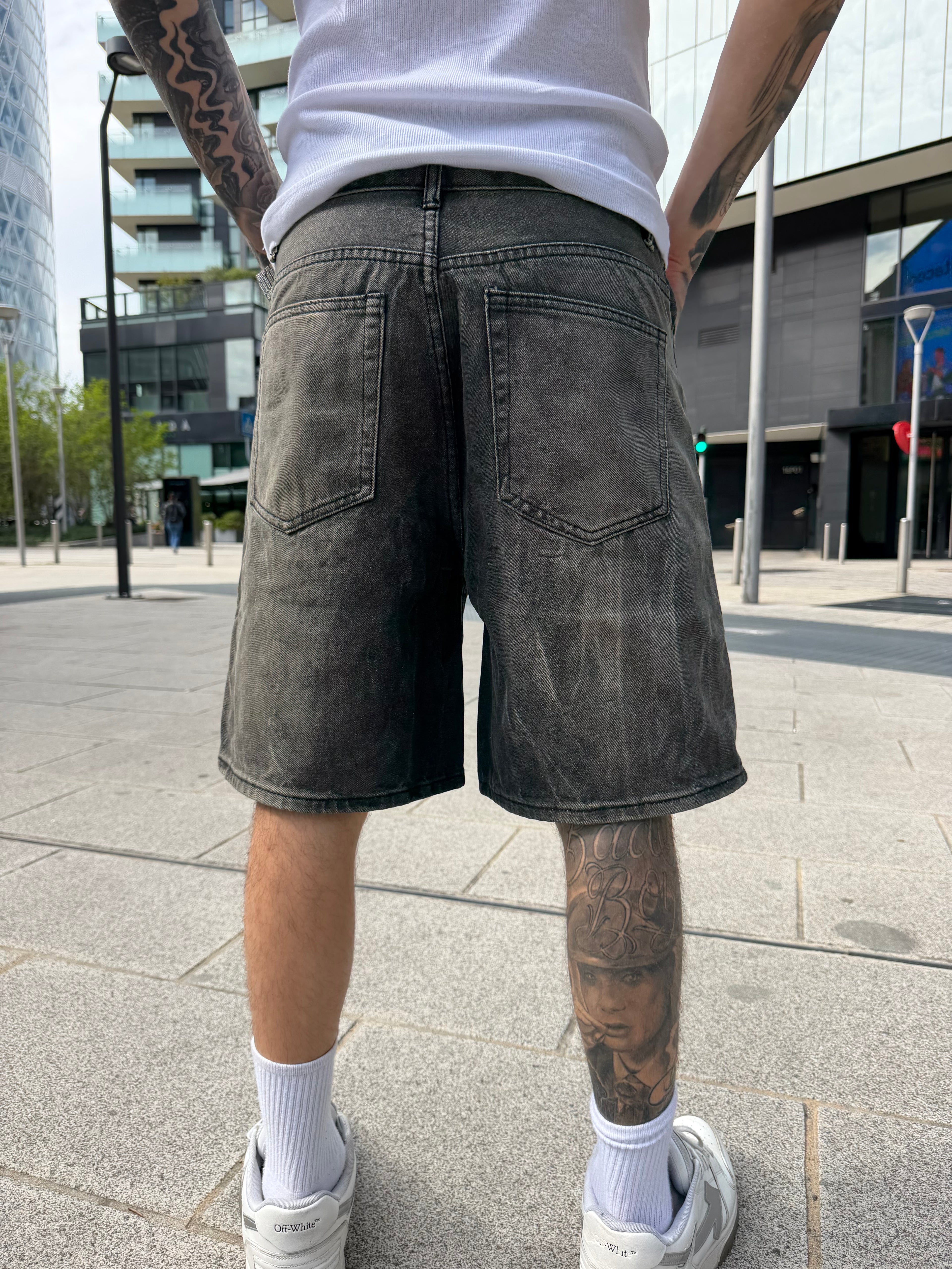 Bermuda baggy - acid wash