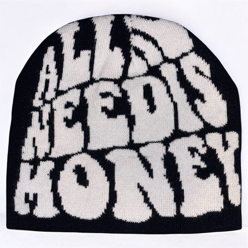Beanie All Me Needis Money - Black & White