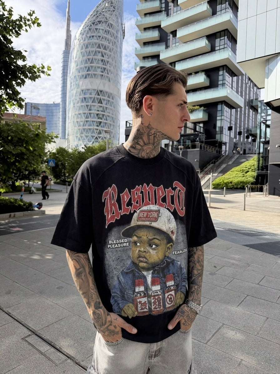 T-shirt Respect - black