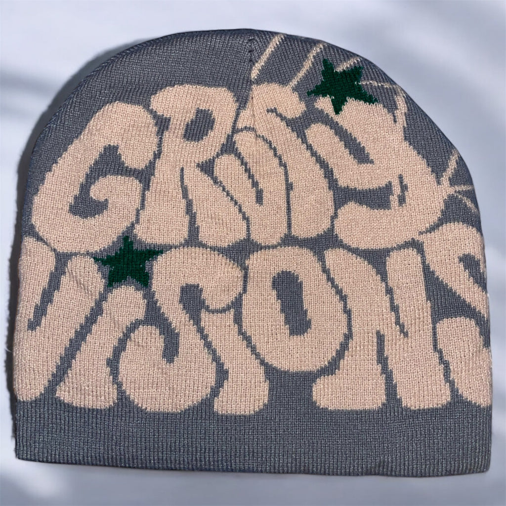 Beanie Grvty Visions - Grey & Beige