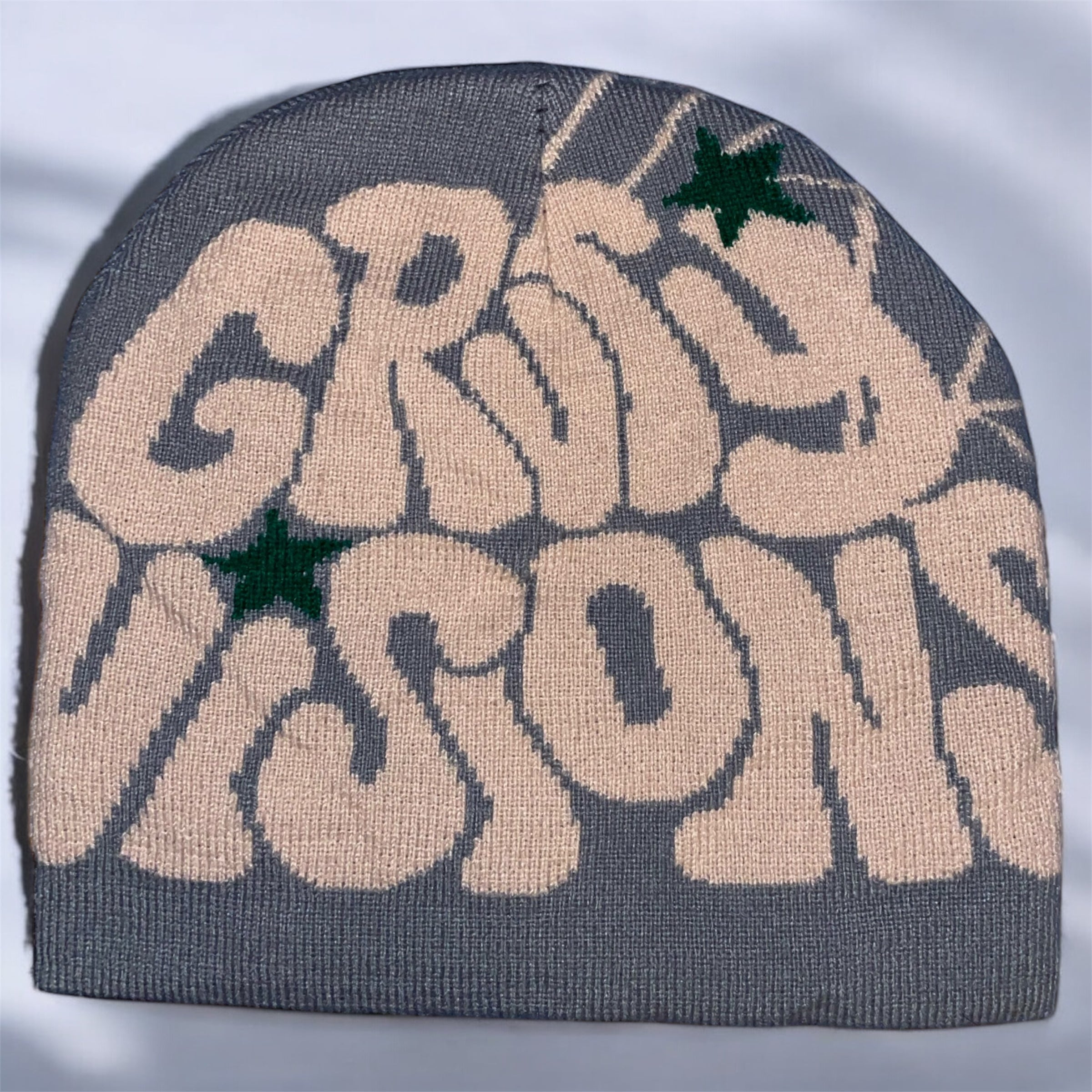 Beanie Grvty Visions - Grey & Beige