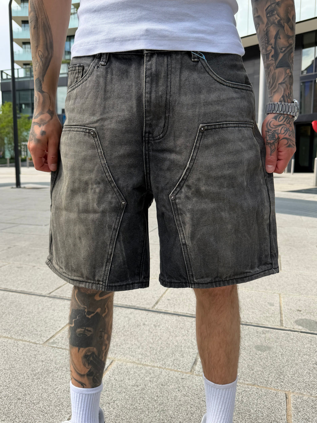 Bermuda baggy - acid wash