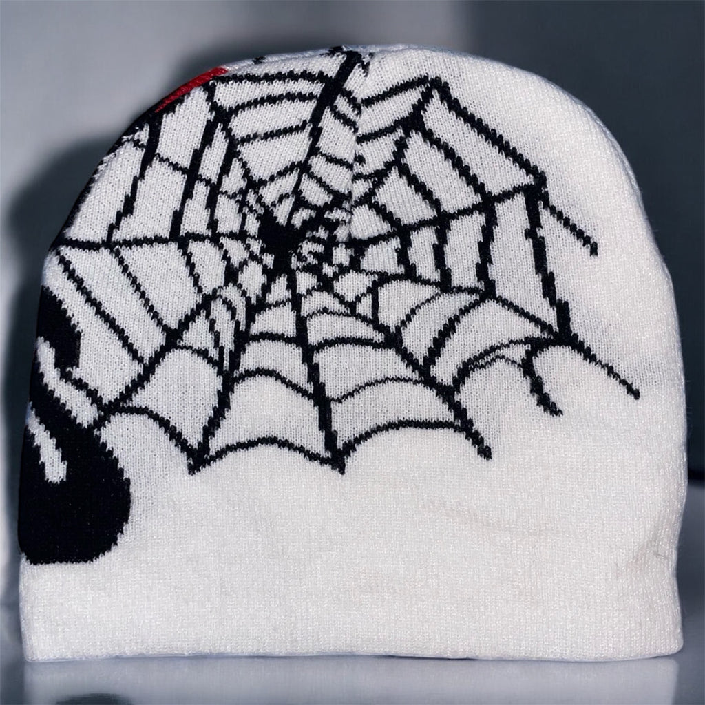 Beanie Grvty Visions - White & Black