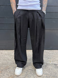 Pantalone Balloon lino - black