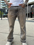 Jeans flare - sabbiato