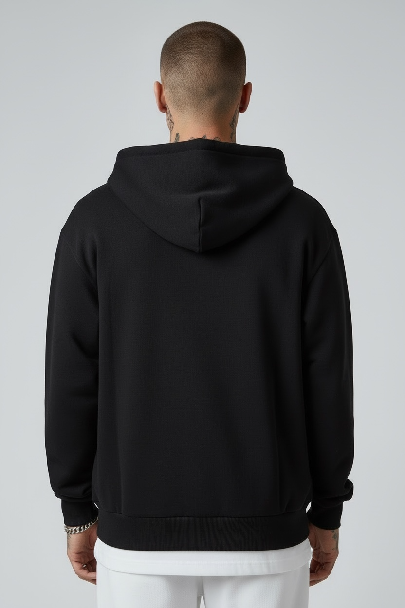 Hoodie Zip - Black
