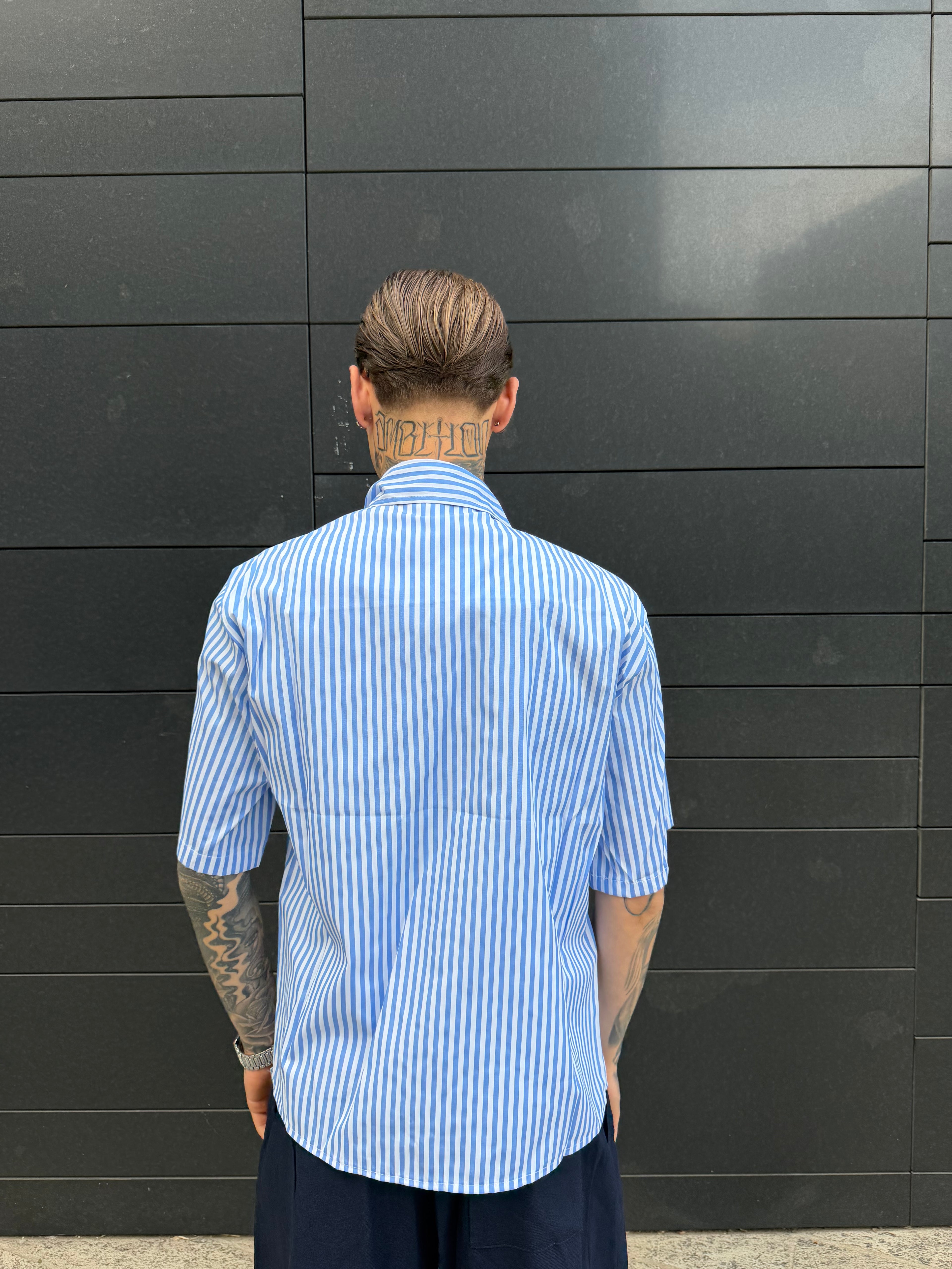 Camicia shorter - blue