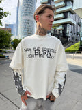 T-shirt long sleeve - white