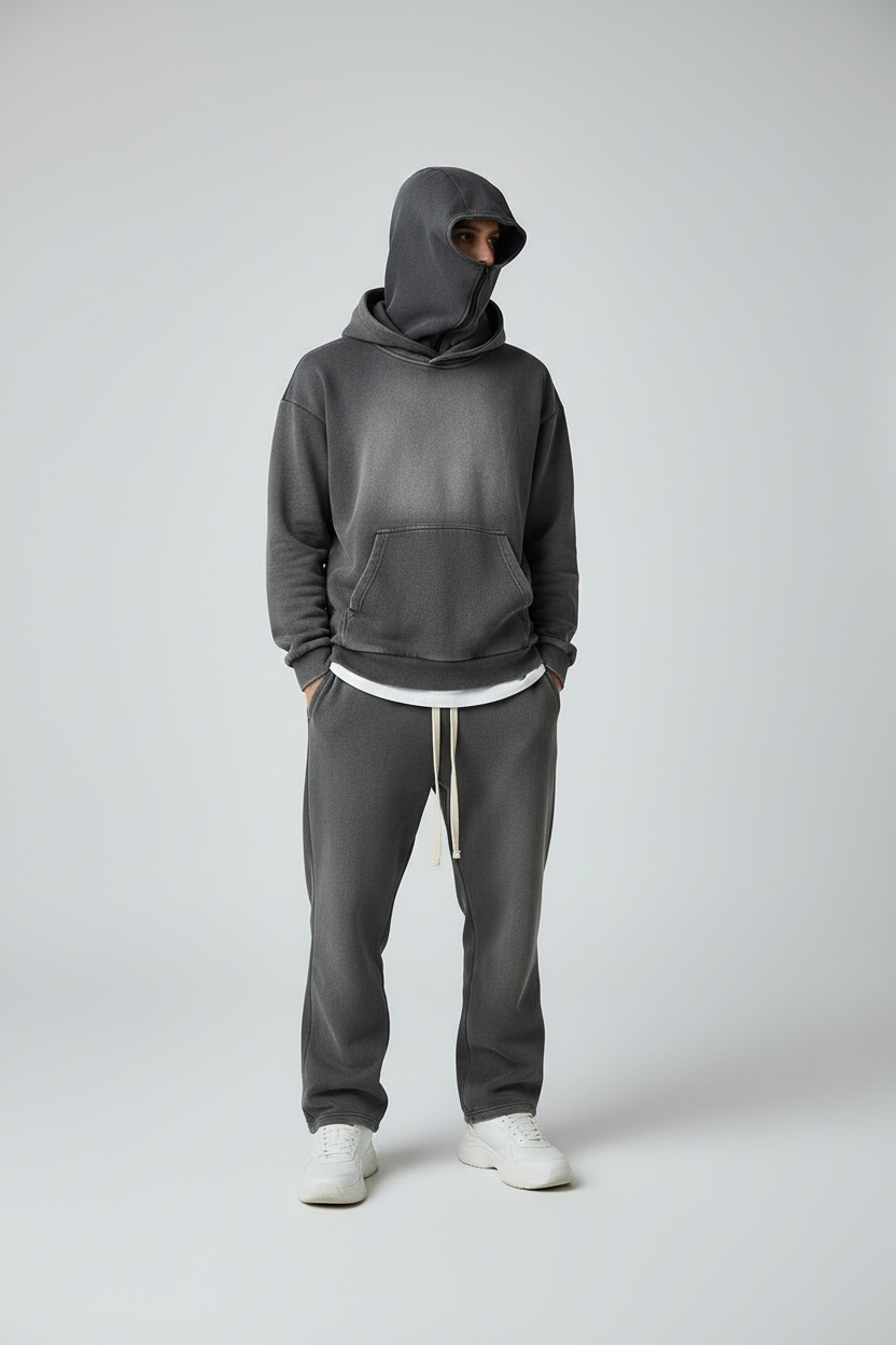 Coordinato Hoodie Tech - Dark Grey