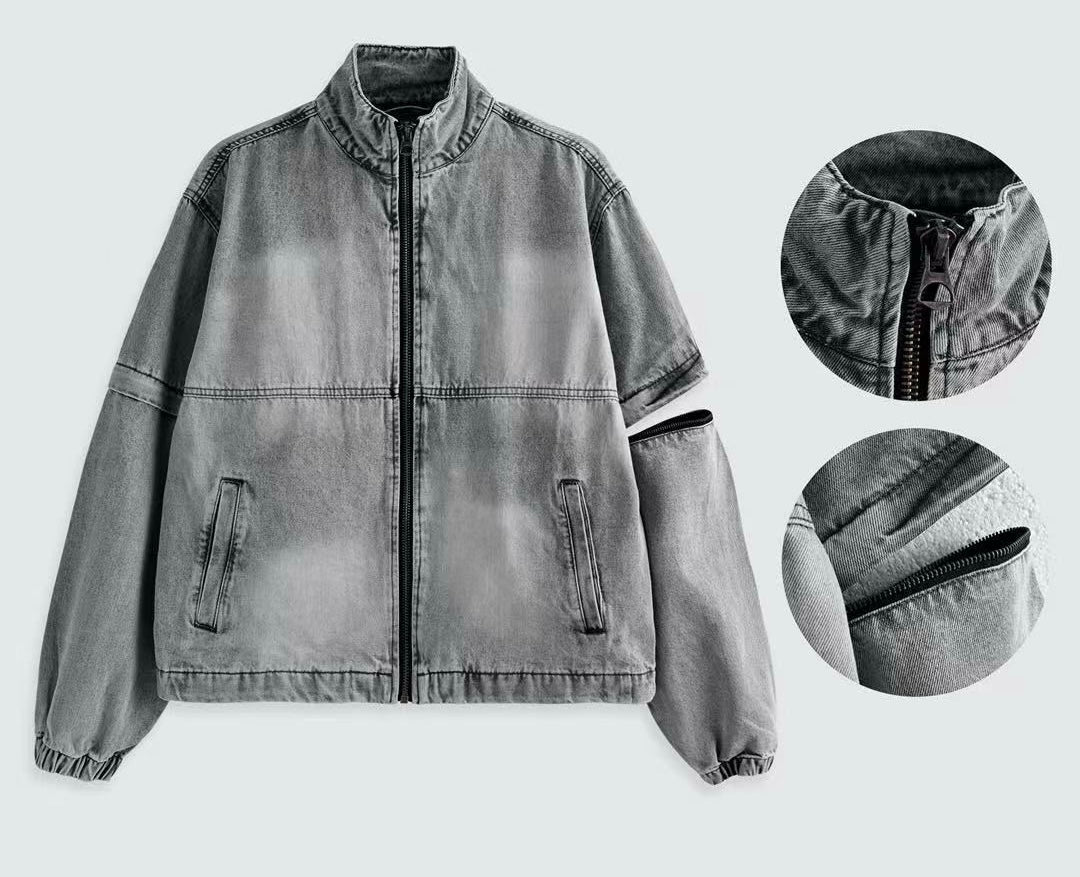 Coordinato Cargo Jeans - Grey