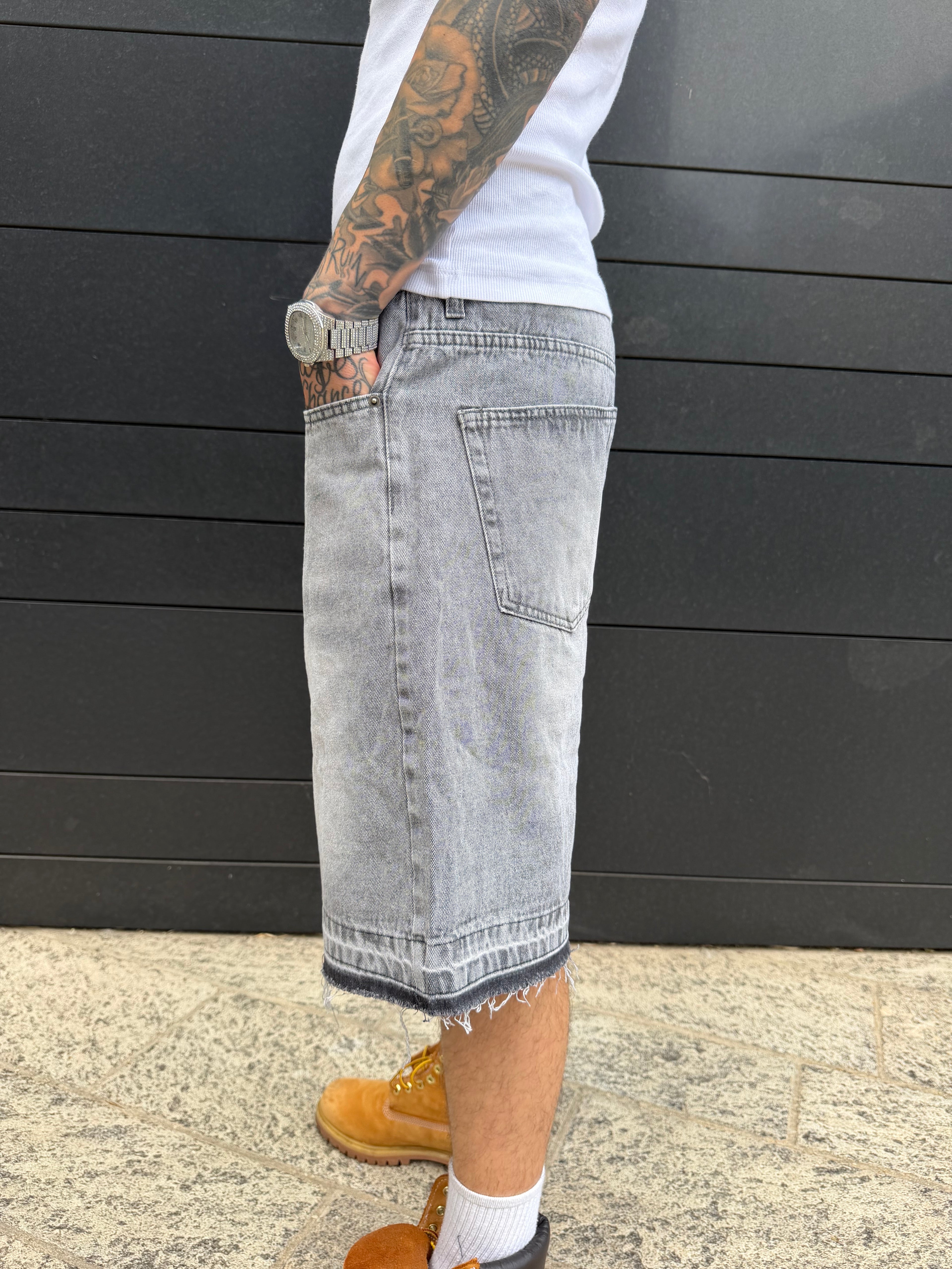 Jeans baggy flare - grey