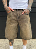 Jeans baggy strass - sabbiato