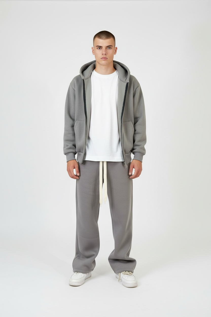 Tracksuits zip Grey