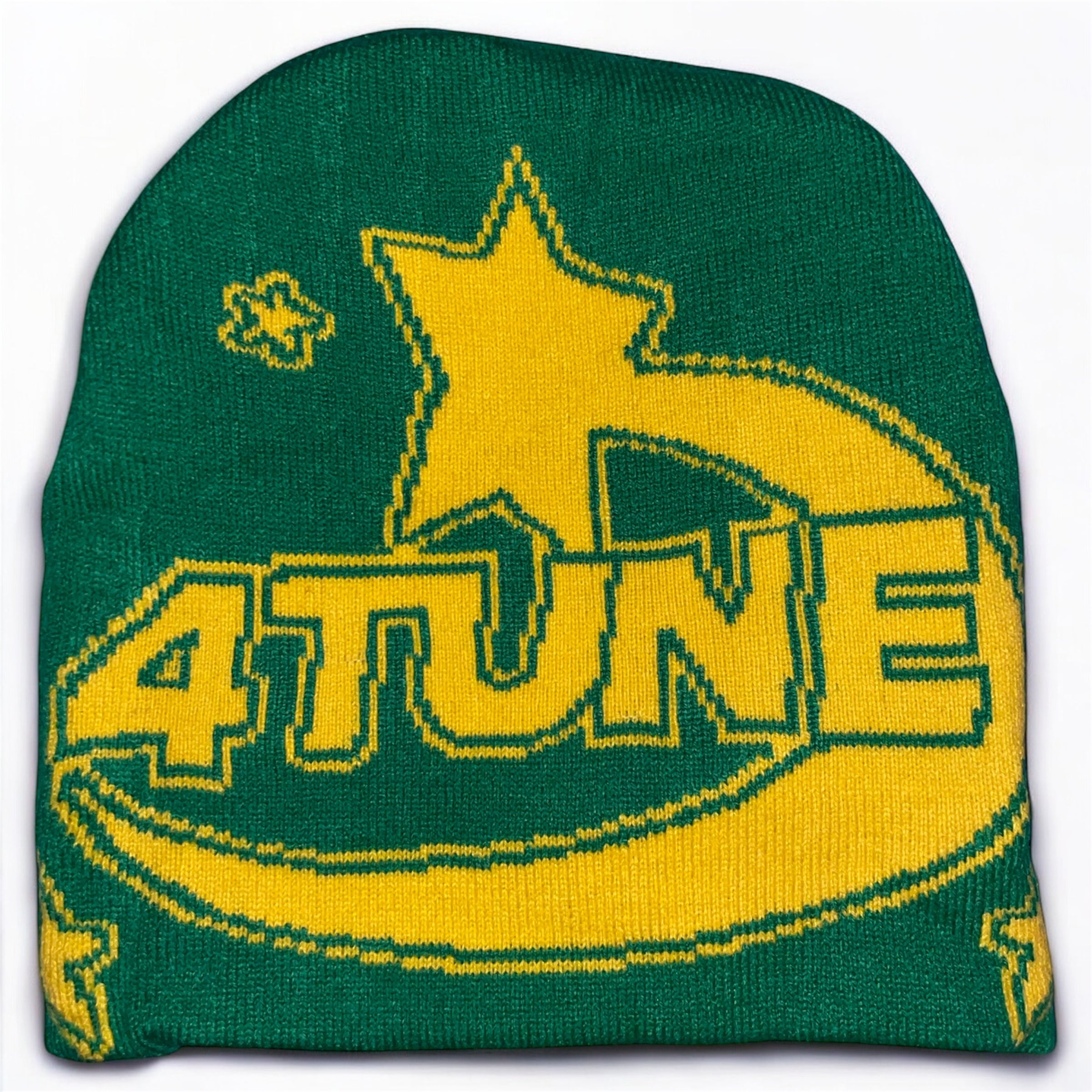 Beanie 4TUNE - Green & Yellow