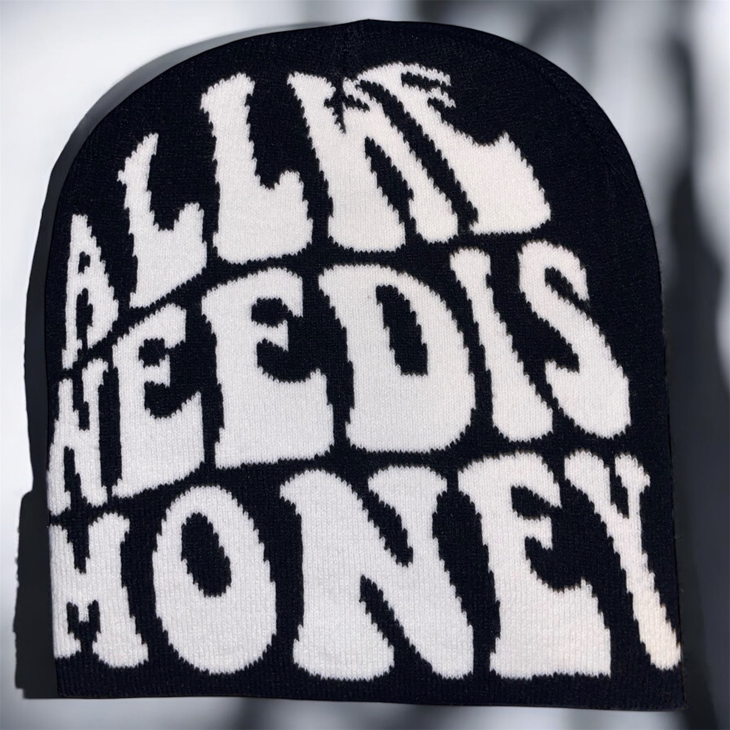 Beanie All Me Needis Money - Black & White