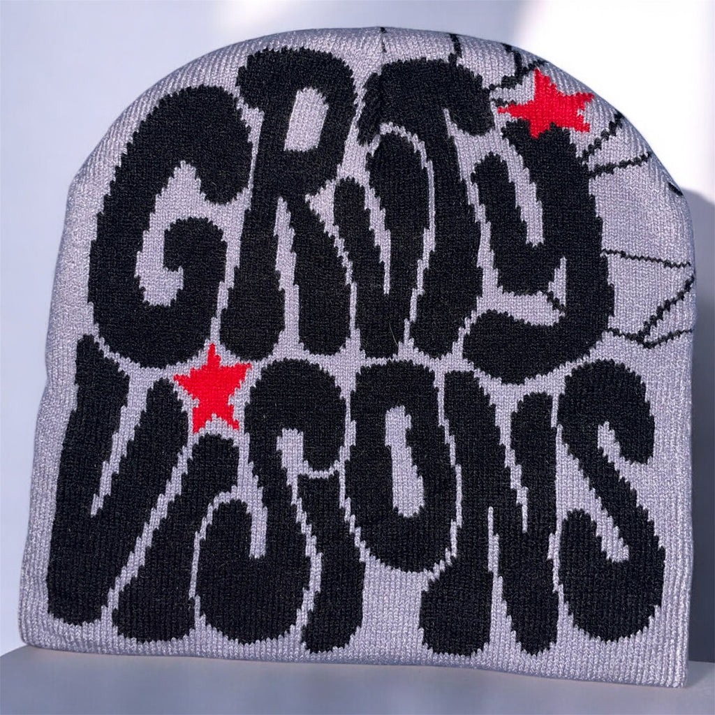 Beanie Grvty Visions - Grey & Black