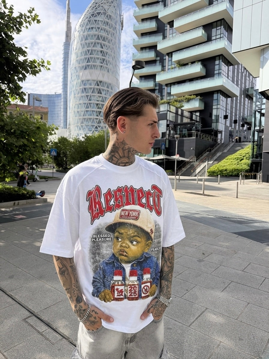 T-shirt Respect - white