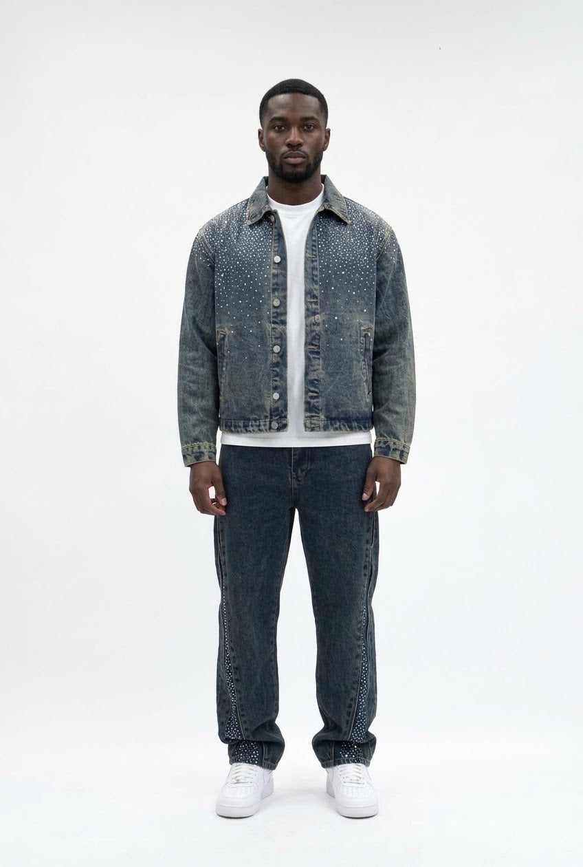 Coordinato Zip Diamonds